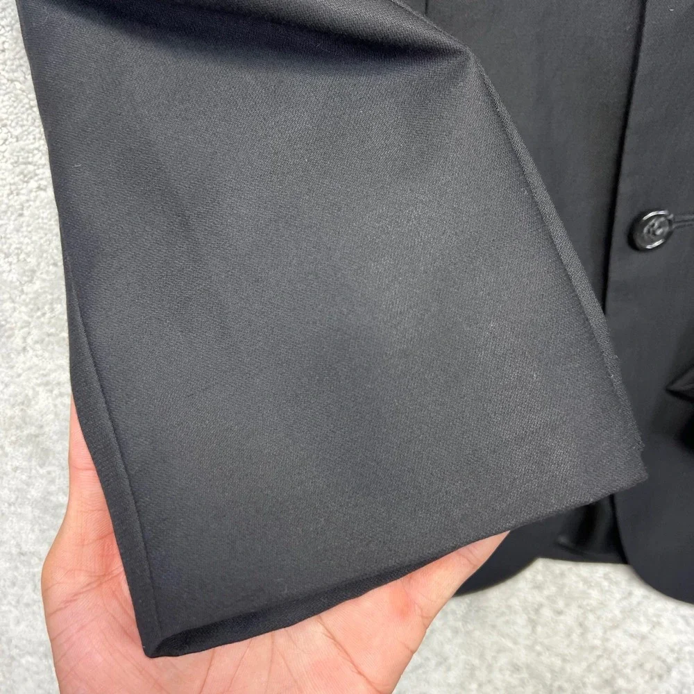 Jos A Bank Signature Collection Blazer Mens 38R Black Tailored Fit 100% Wool